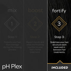 LIW rinse after treatment leaves hair smooth and shiny.
