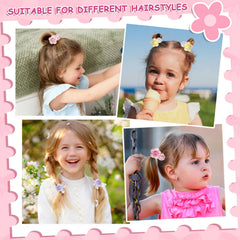 LIYAZHIL ball charm hair ties yellow cheerful touch for daily wear