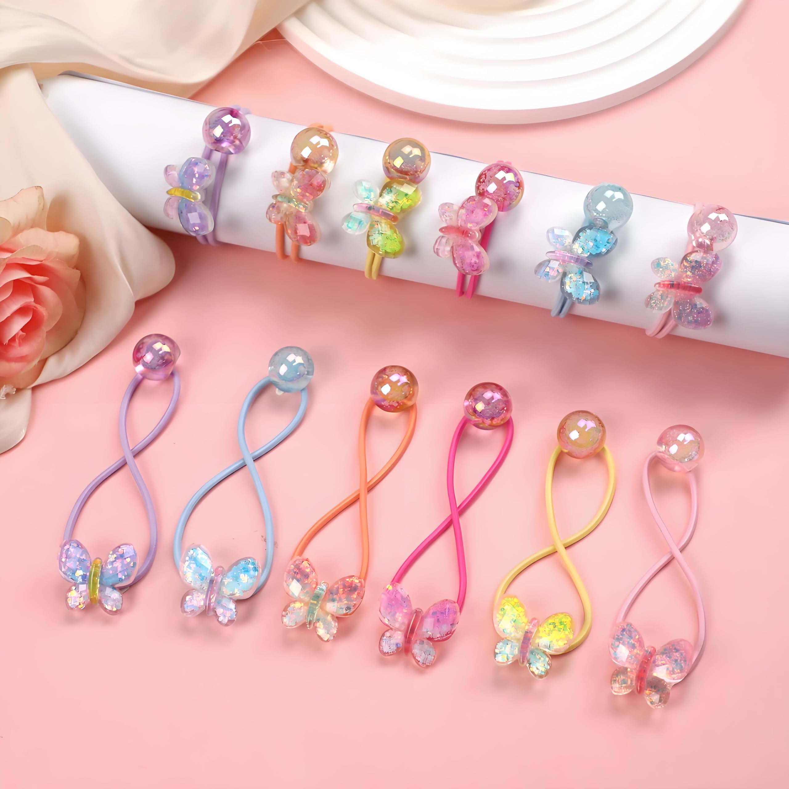 LIYAZHIL easy-slip-on hair ties for quick styling.