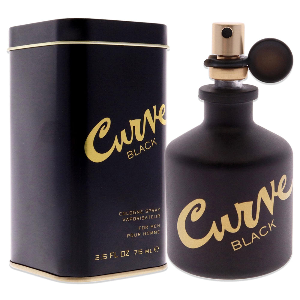 Liz Claiborne Curve Black packaging image emphasizes modern masculinity and everyday freshness.