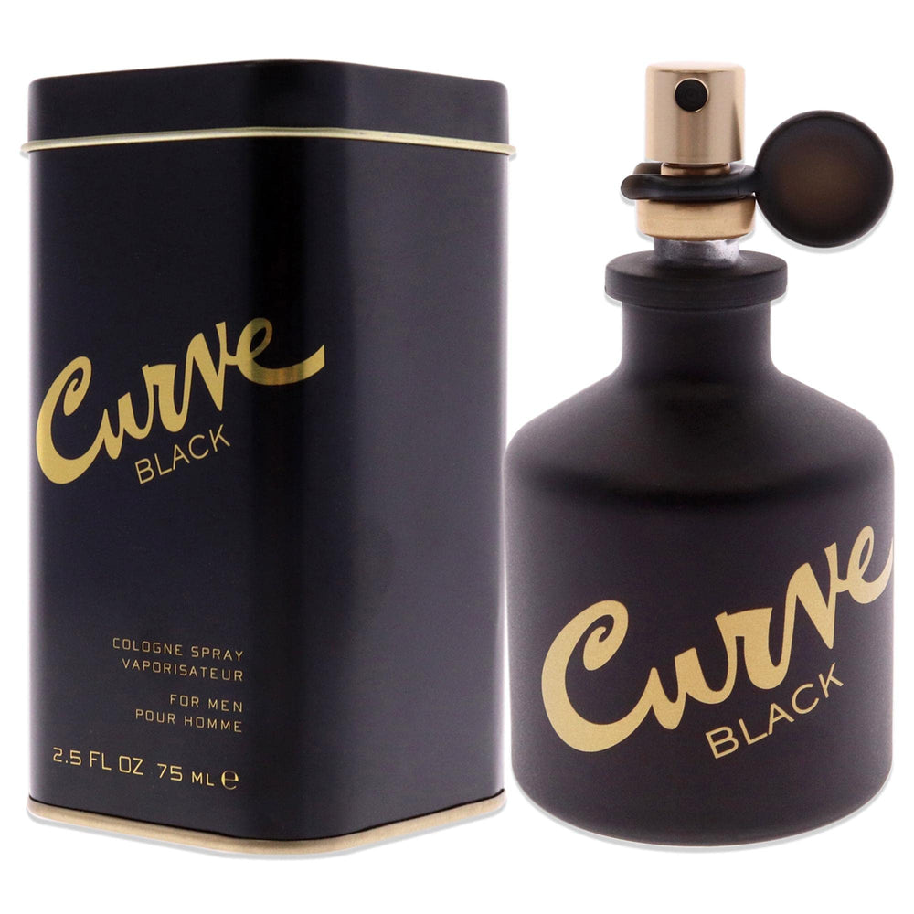 Liz Claiborne Curve Black spray shot suggests easy application and all-day aroma.