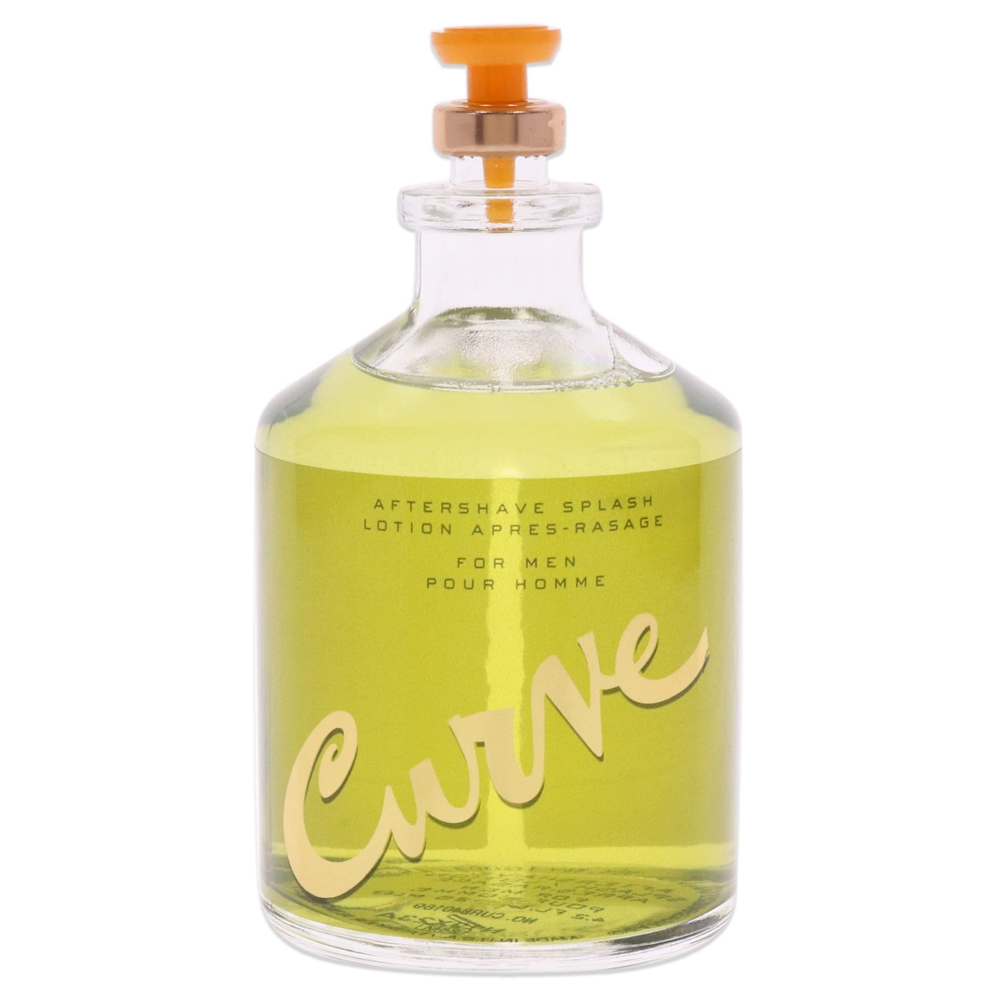 Liz Claiborne Curve bottle closeup label, signals classic freshness for daily confidence.