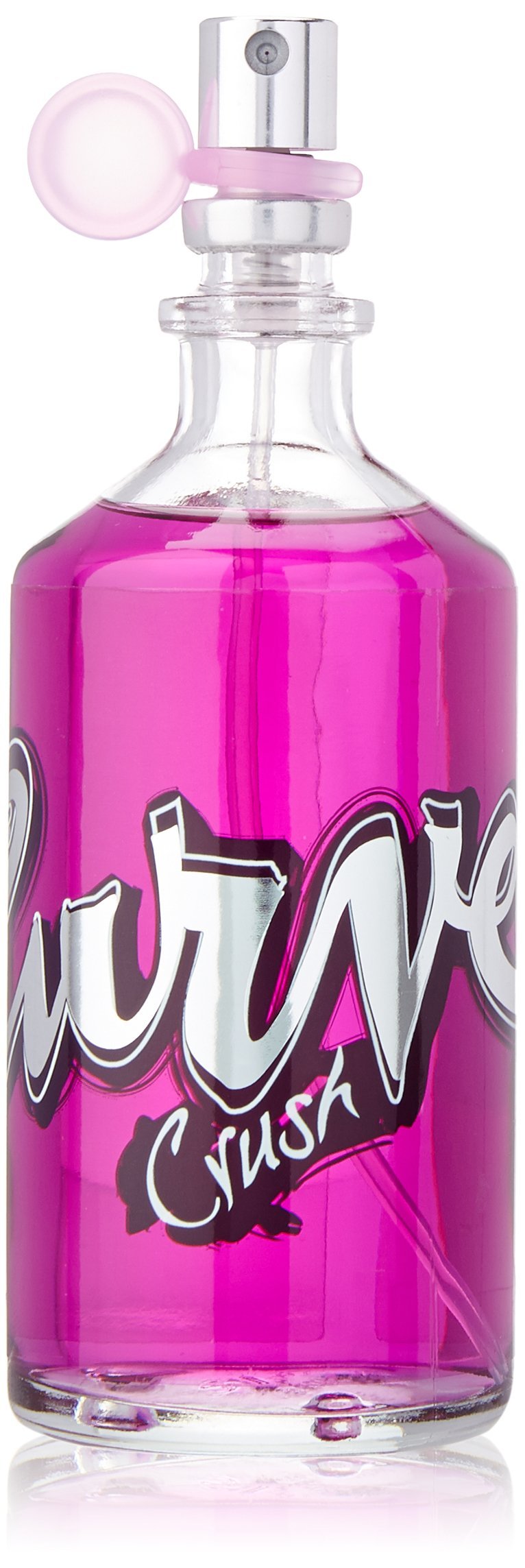 Liz Claiborne Curve Crush bottle close-up highlighting fruity floral notes for romantic evenings