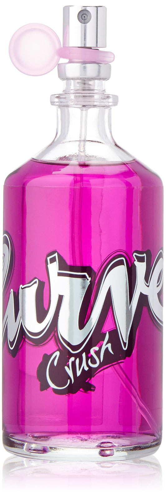 Liz Claiborne Curve Crush bottle close-up highlighting fruity floral notes for romantic evenings