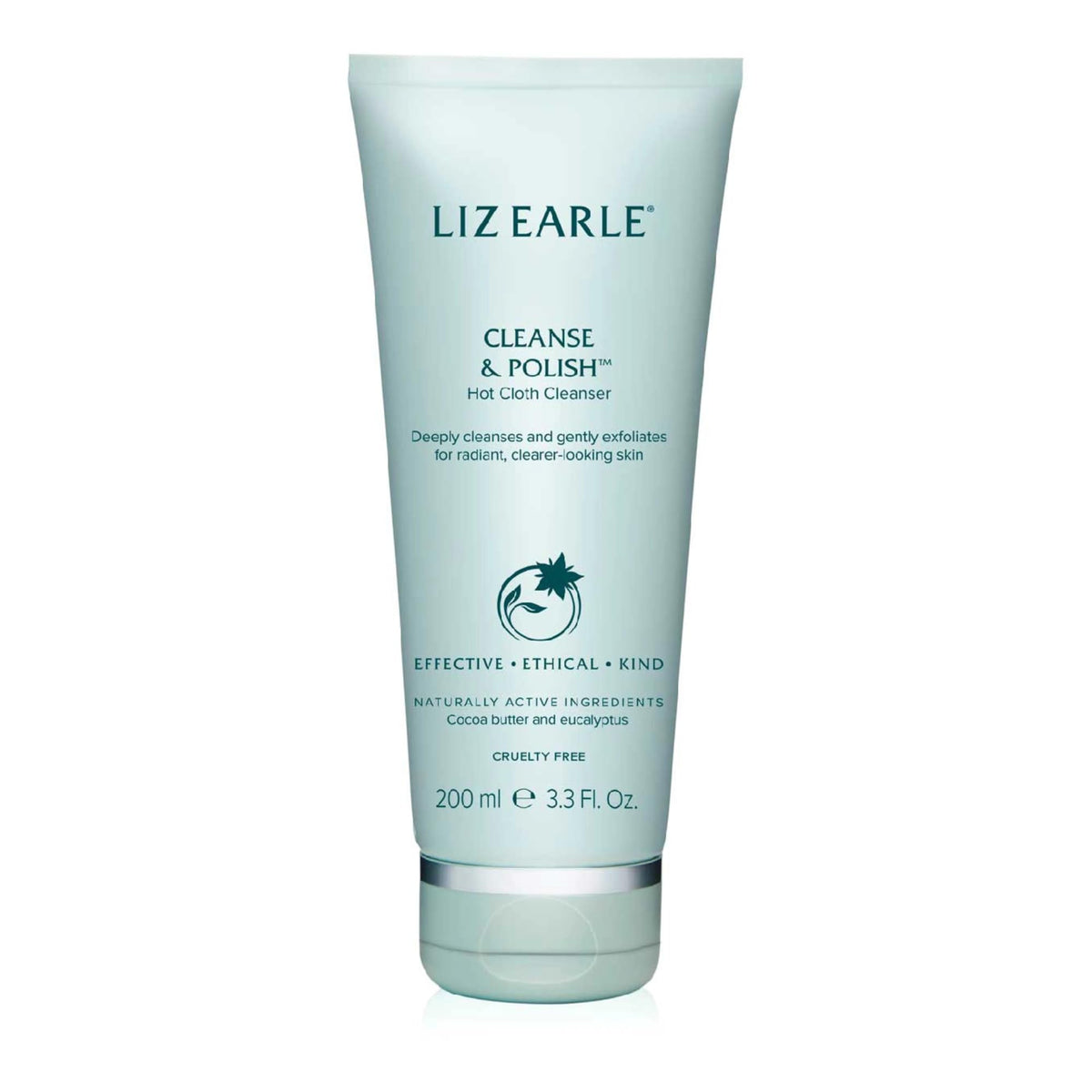 Liz Earle Cleanse & Polish bottle front for instant hydration and radiance