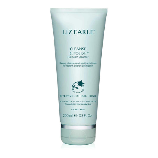 Liz Earle Cleanse & Polish bottle front for instant hydration and radiance