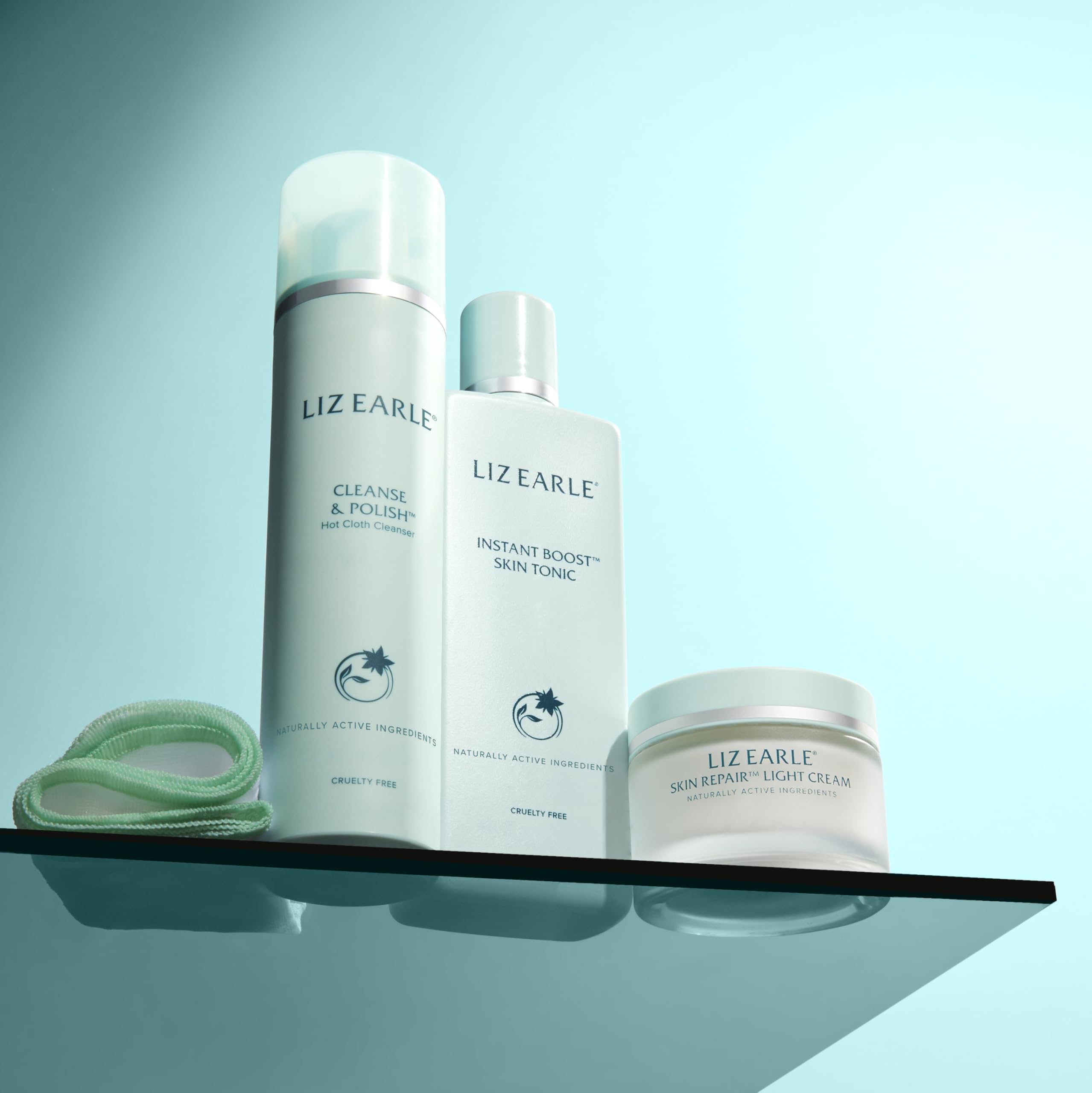 Packaging promotes sustainability and skin-friendly botanicals for Liz Earle Cleanse & Polish