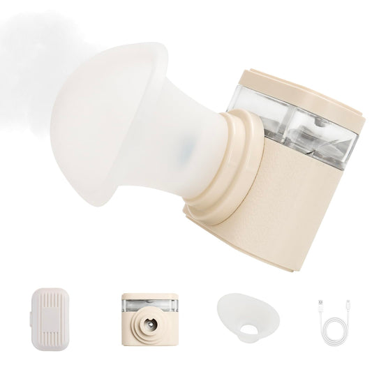 LIZICH Eye Steamer compact front view for travel hydration.