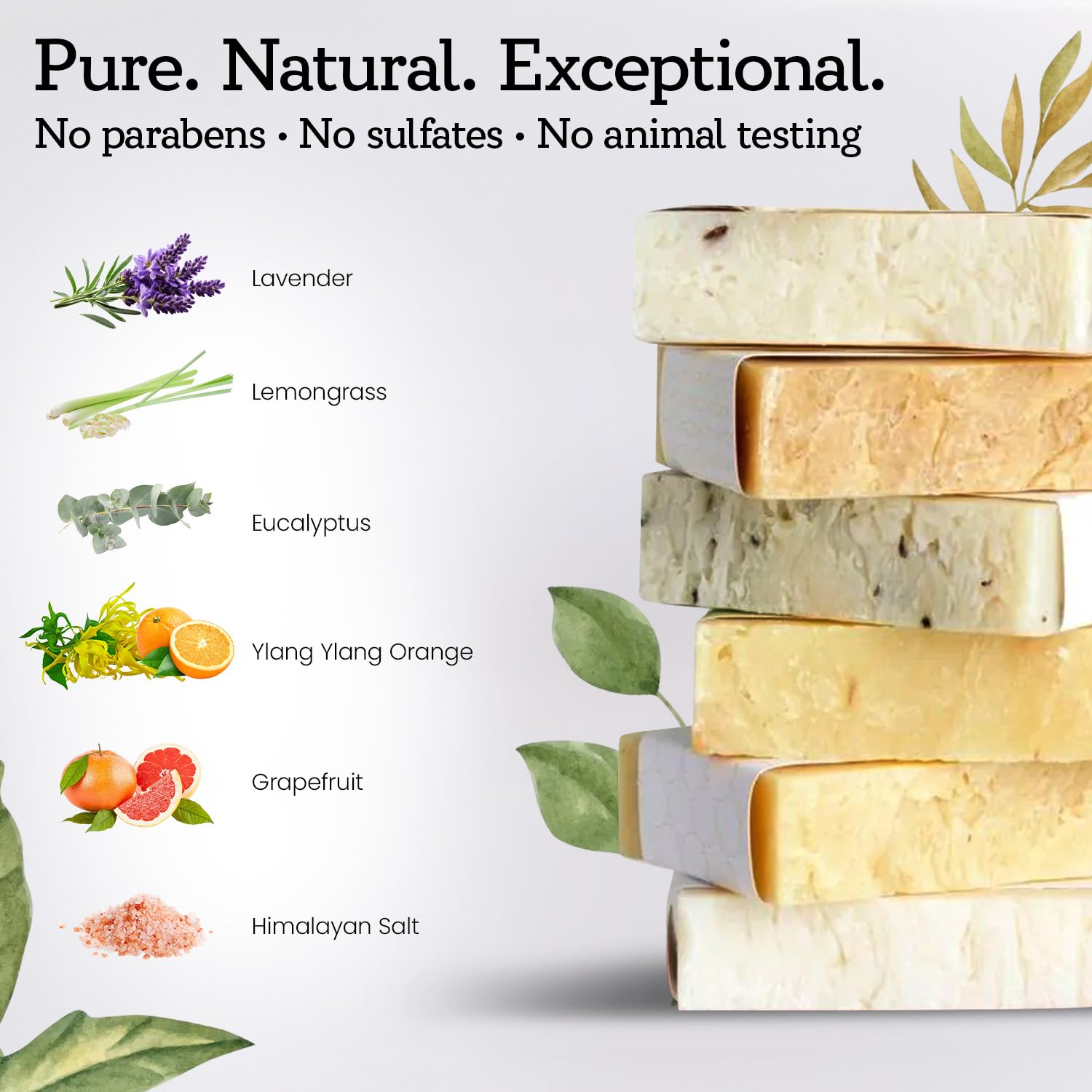 Lizush lemongrass soap bar delivers refreshing, zesty cleansing for daily use.
