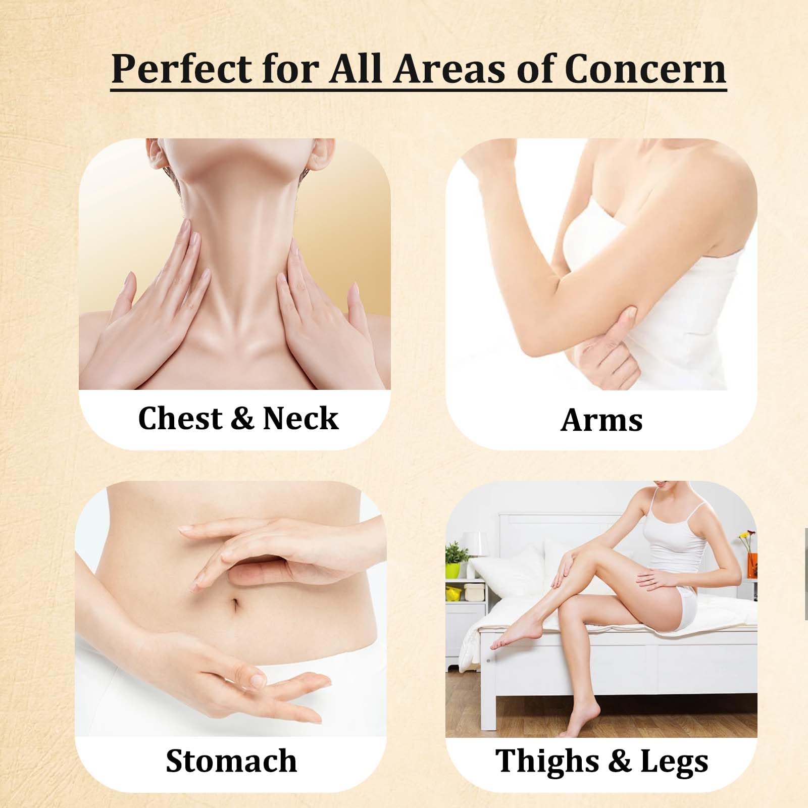 LJOQM Vitae Charm massage application demonstrates a smooth, even finish