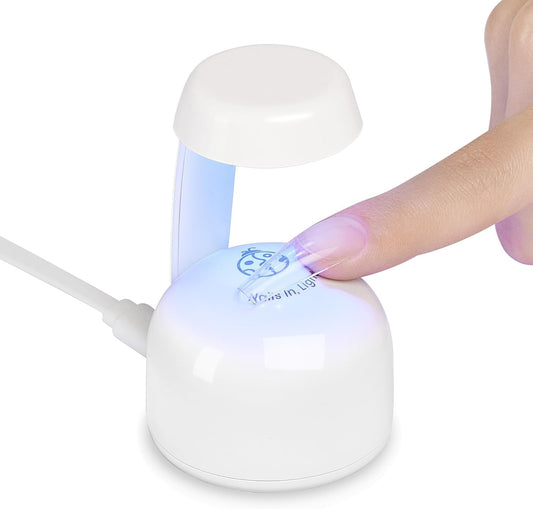 LKE 54W UV LED nail lamp front view for fast gel curing at home