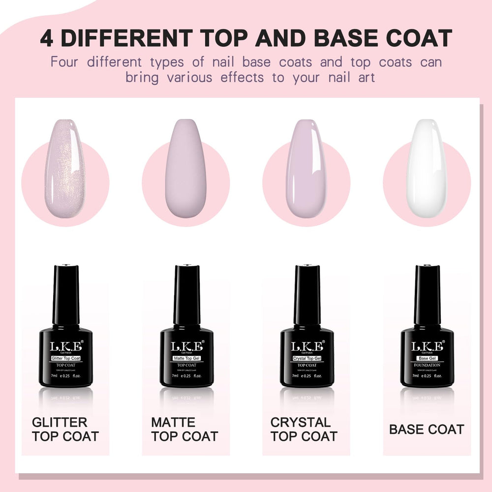 LKEE Included nail tools for a complete at home manicure