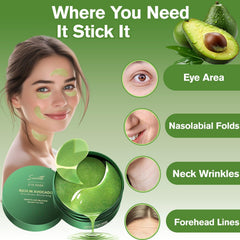 Lktvys gel pads provide soothing cooling on tired-looking skin
