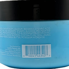 L LUSETA body butter application close-up demonstrates daily moisture.