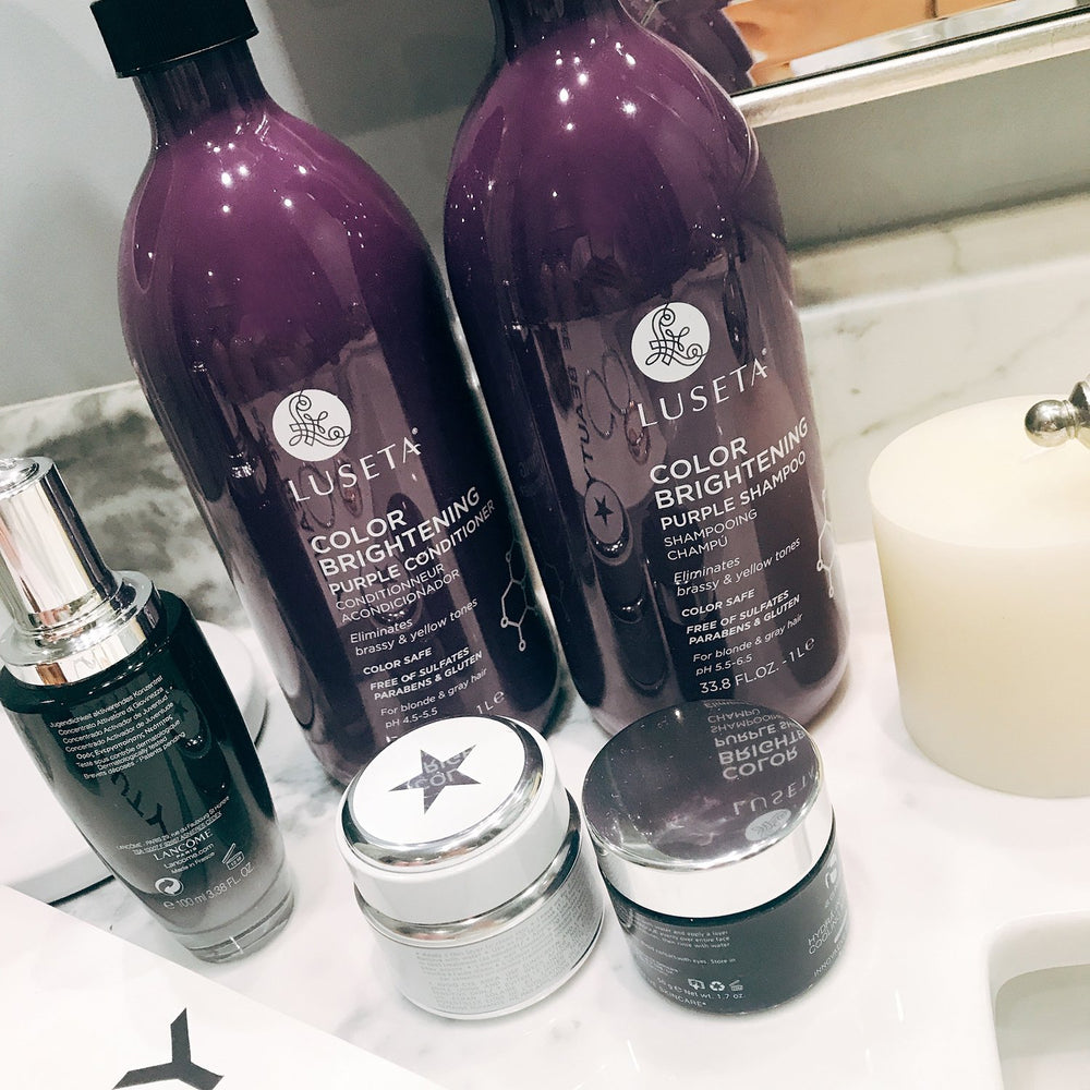 L LUSETA duo shot highlights salon-quality color-safe care at home