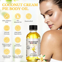 LMDGDS Vanilla Body Oil with pump for easy, quick-absorbing application