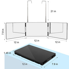 LMZNXCZ durable real glass mirror with clear reflections
