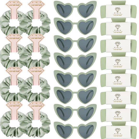 Loanzeg bridesmaid scrunchies bulk 12pcs for coordinated party looks
