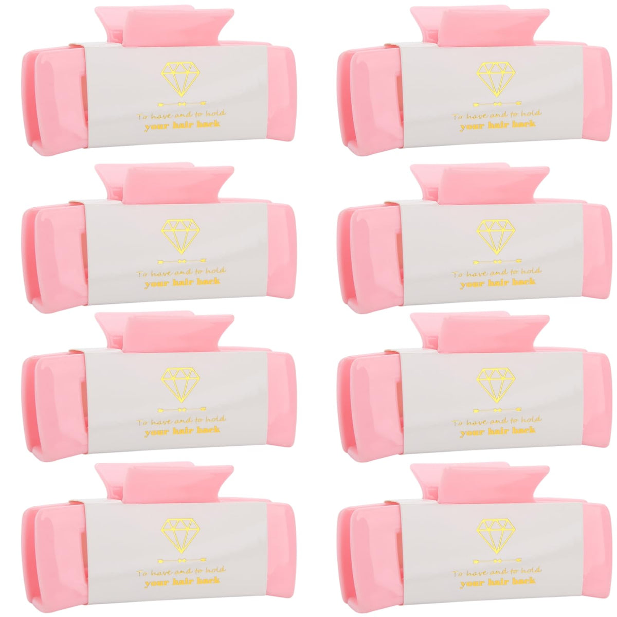 Loanzeg bridesmaid square hair clip holds thick hair securely for half bun