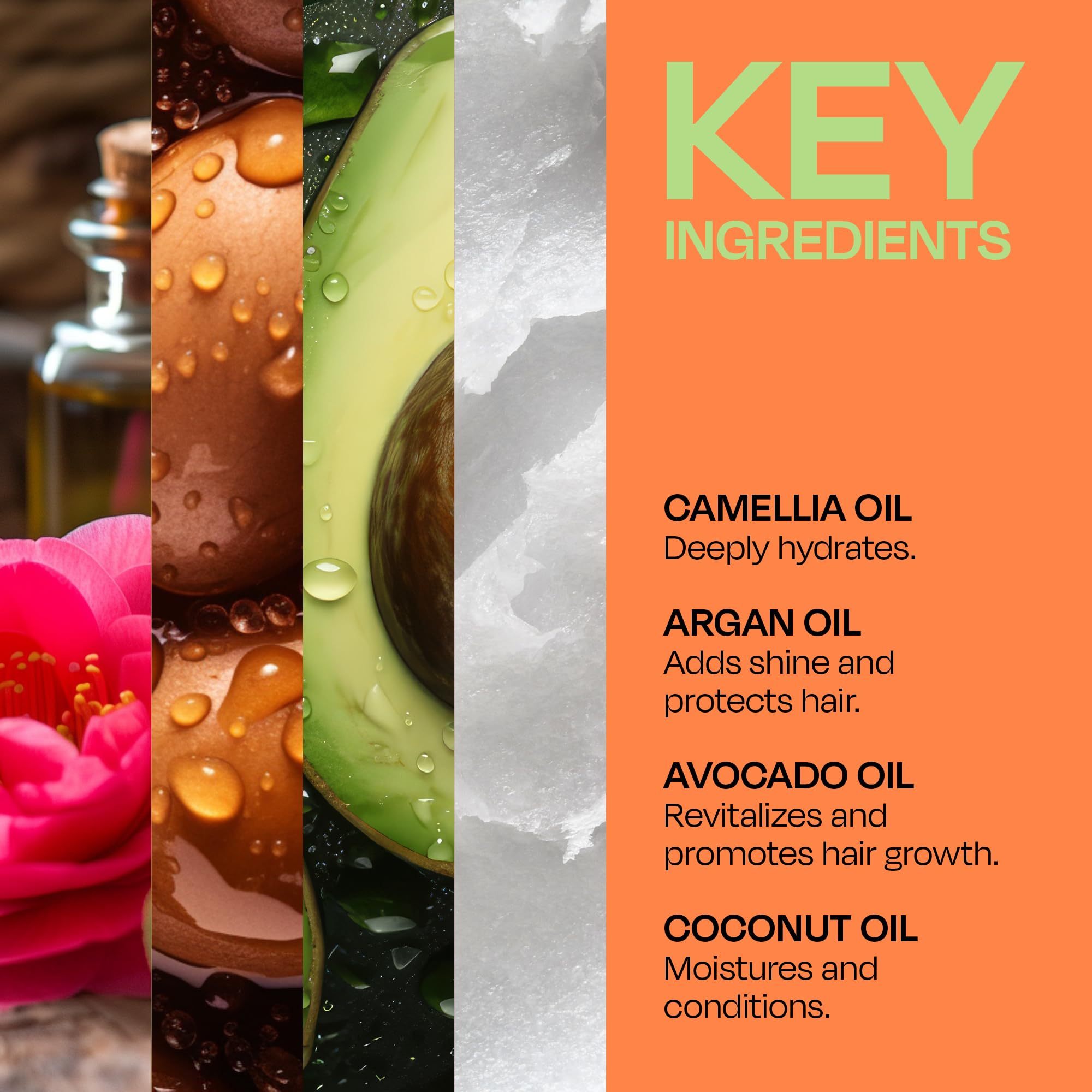 LOCK'N SLEEK nourishing formula with argan and camellia for hydration