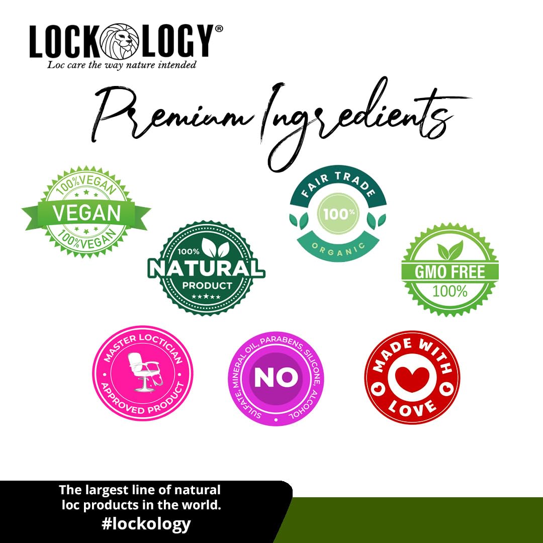 Lockology Rose Water refreshing spray for loc care.