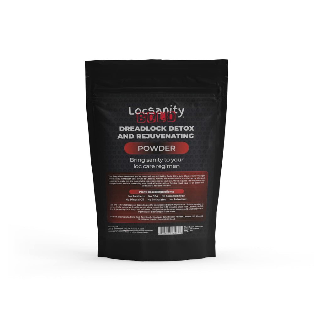 Locsanity BOLD Locs ACV alternative ingredients include coconut and almond oils
