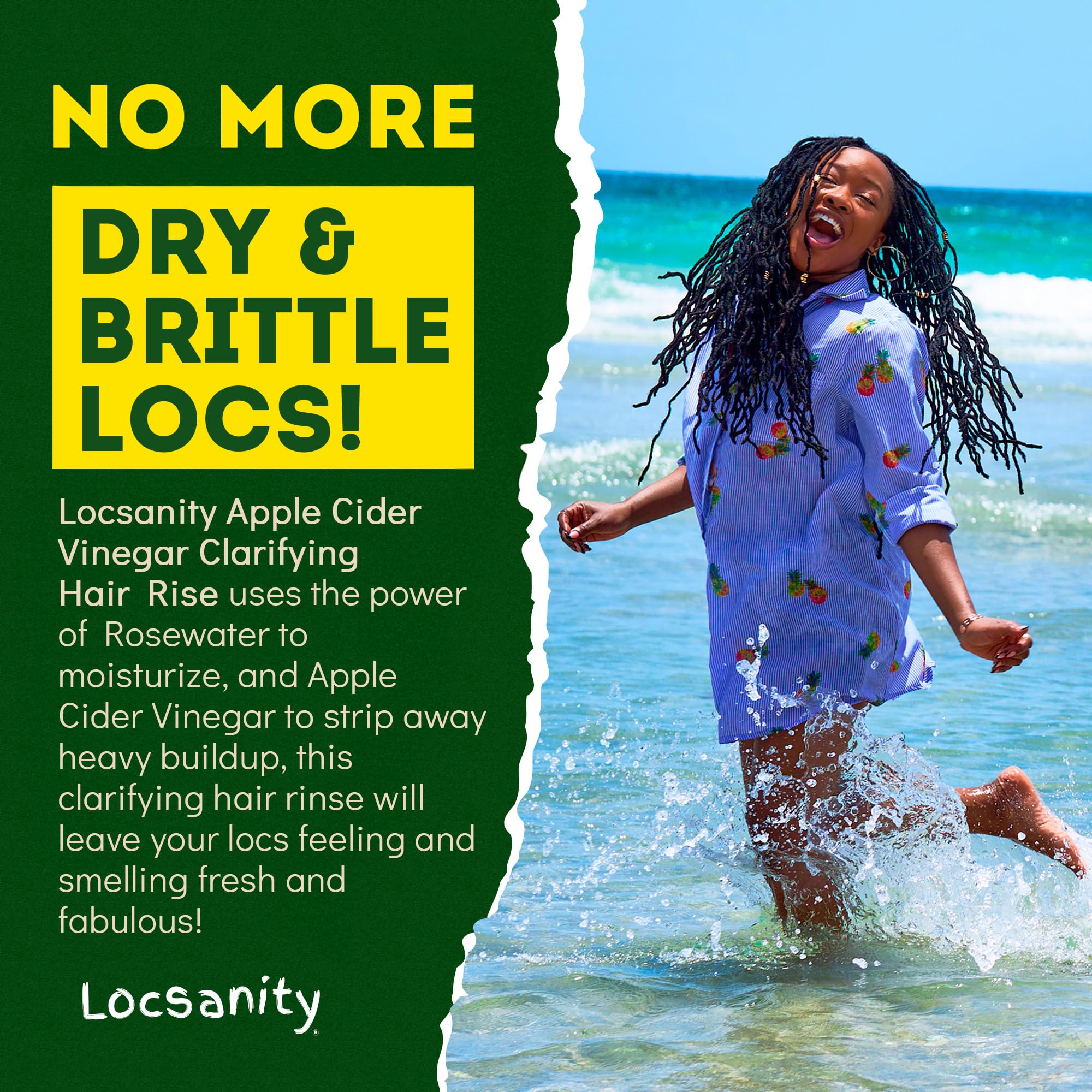 Locsanity product-build-up removal demonstrates cleansing of residue