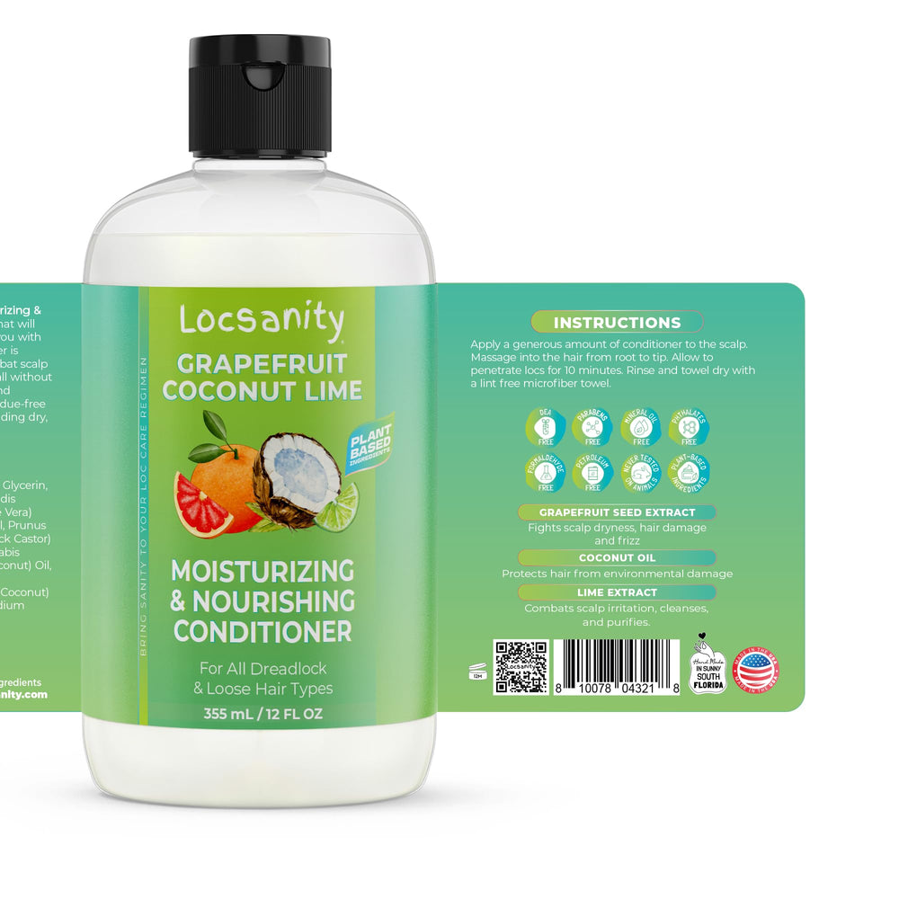 Mature locs image emphasizes revitalized, strong, flexible hair with Locsanity.