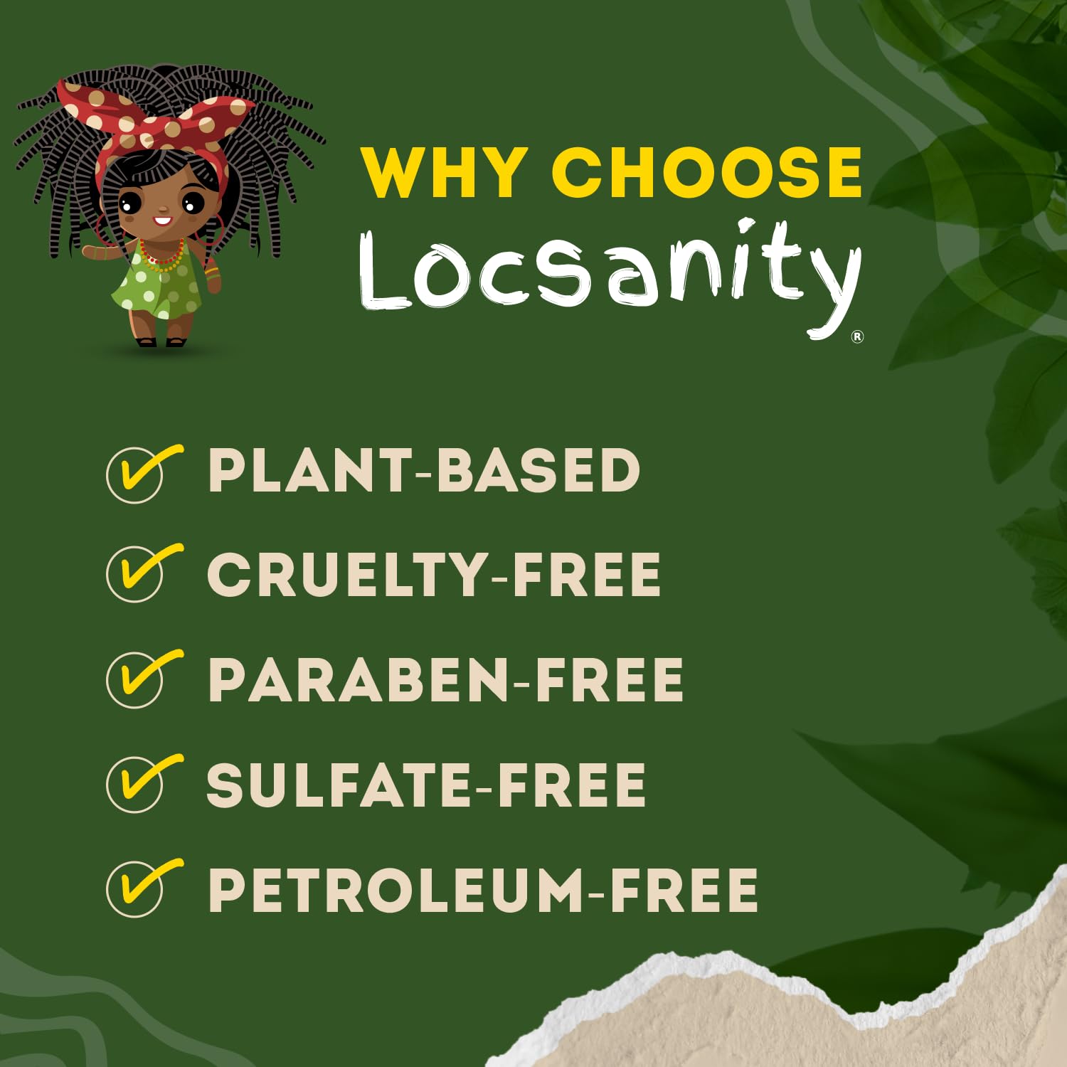 Locsanity Hibiscus Green Tea spray supports daily dreadlock care