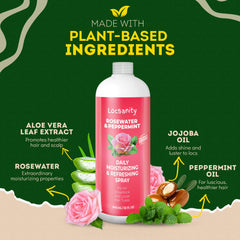 Plant-based Locsanity formula protecting hair from buildup.