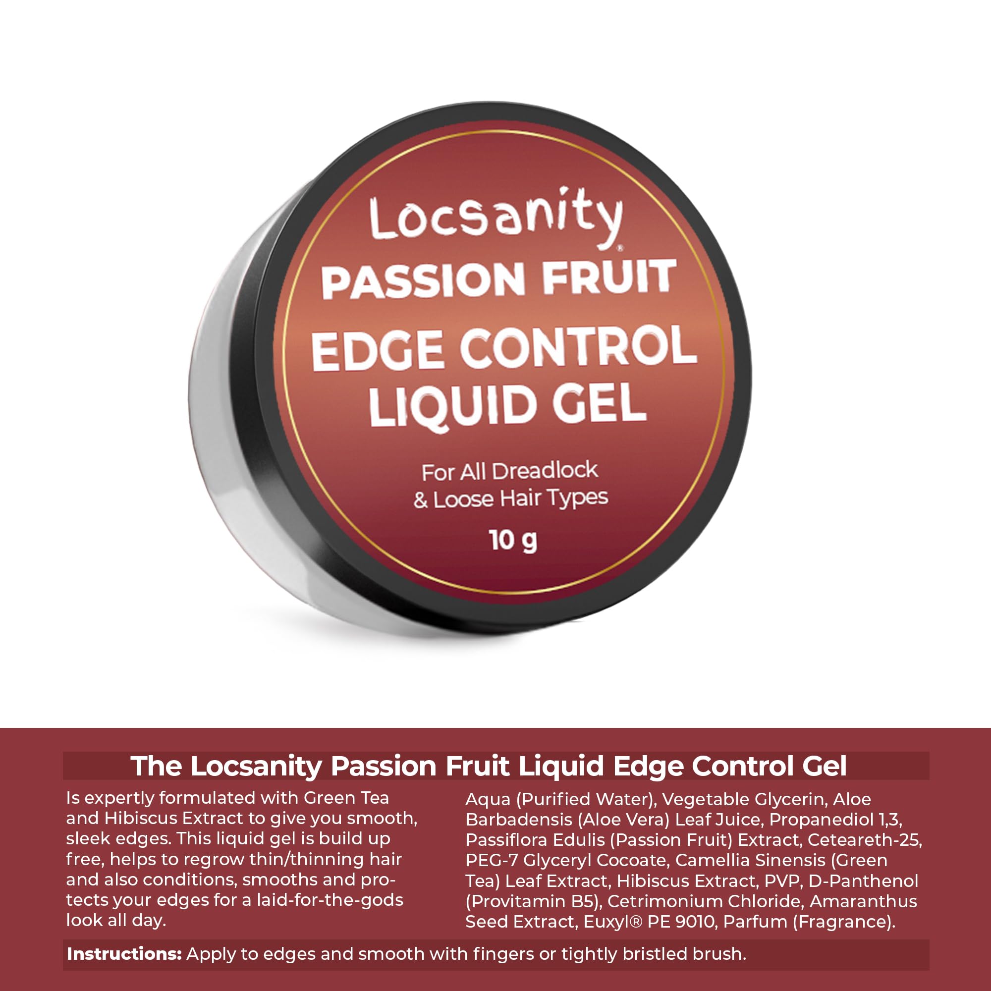 Locsanity travel-ready kit display showing all five products