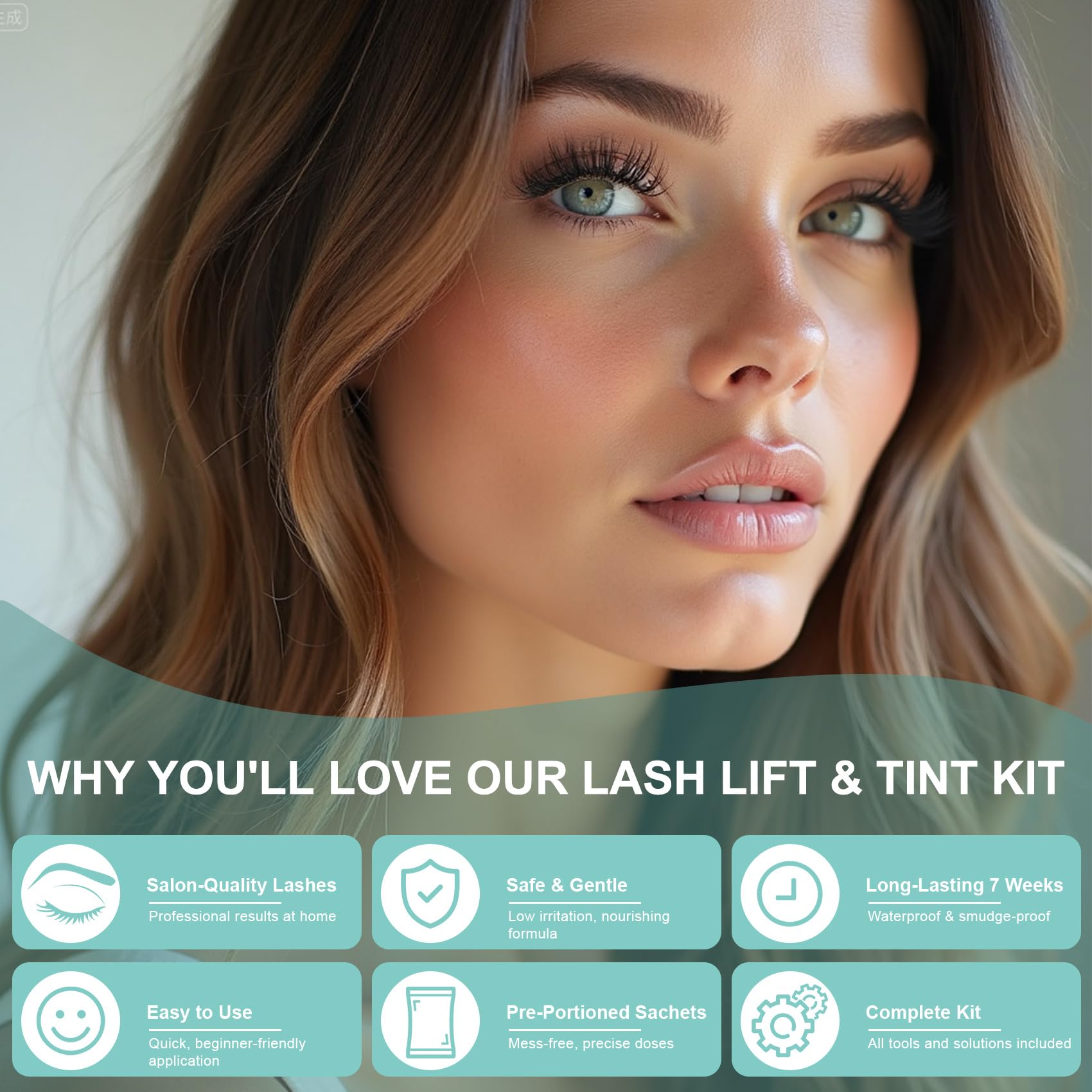 Loeland lash lift results show natural curl that lasts weeks