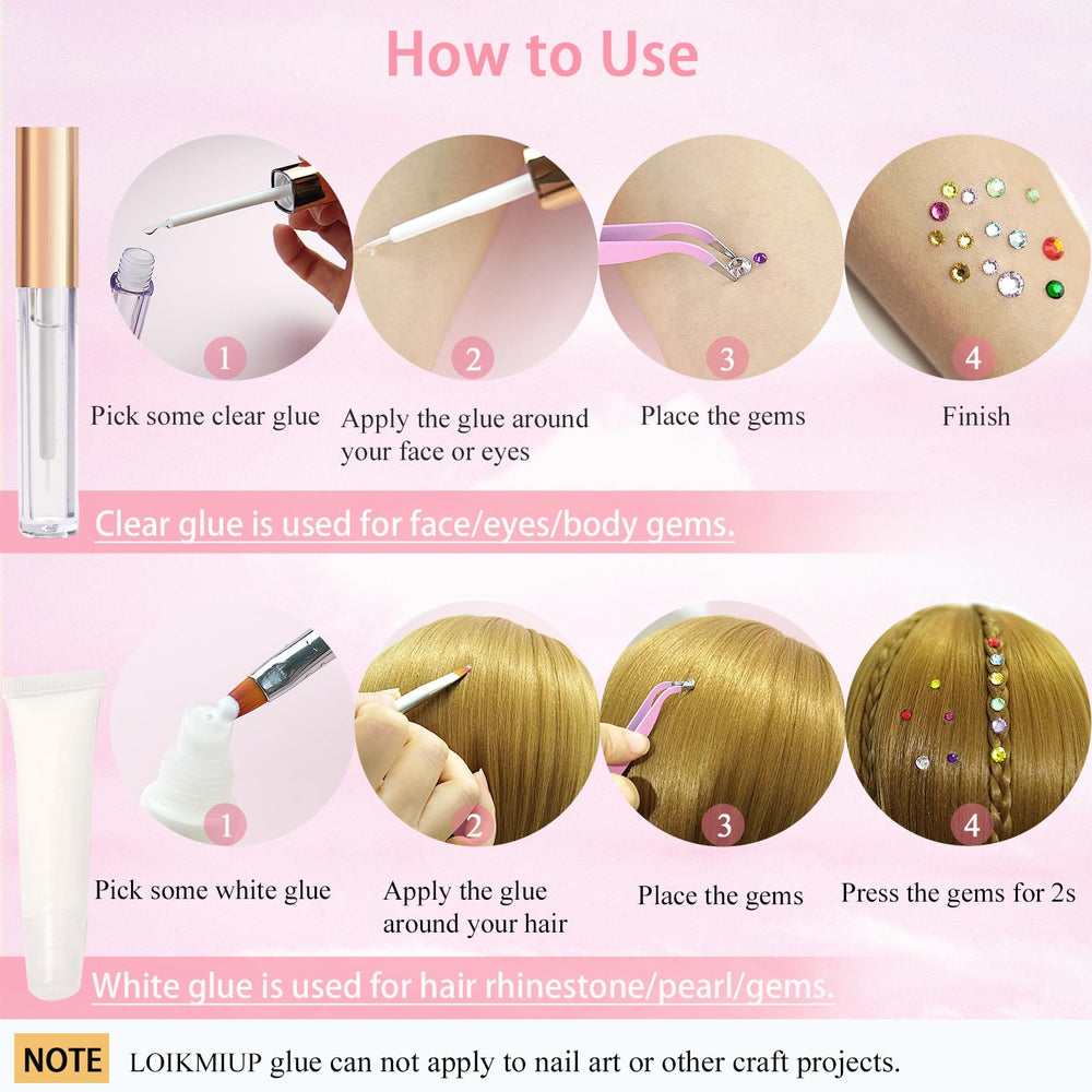 LOIKMIUP wax pencil helps pick up tiny stones with precision.