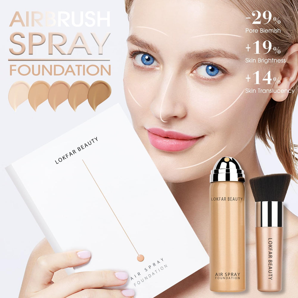 LOKFAR silky mist application demonstrates lightweight texture for daylong comfort.