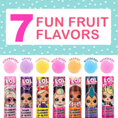 L.O.L. Surprise strawberry flavor gloss adds sweet shine for kids.