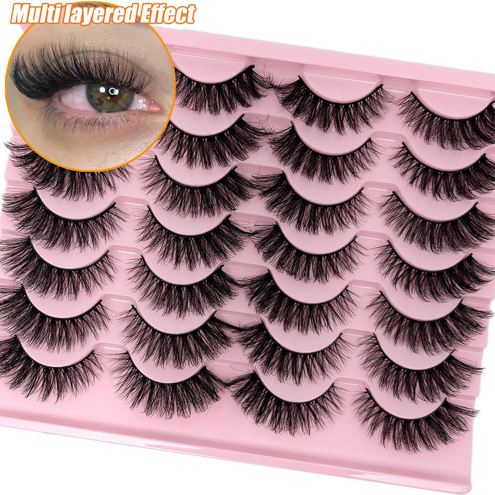 loladook Cat Eye Lashes Easy application for beginners and quick wear.