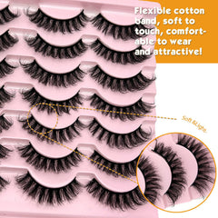 Loladook easy-apply strip false lashes simplify makeup prep