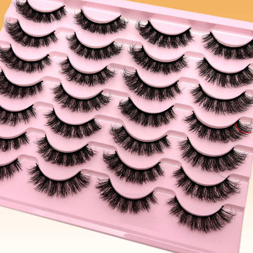 Loladook soft band lashes provide comfortable all-day wear.