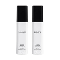LolaVie Glossing Detangler bottle shows sleek packaging with color-safe hydration