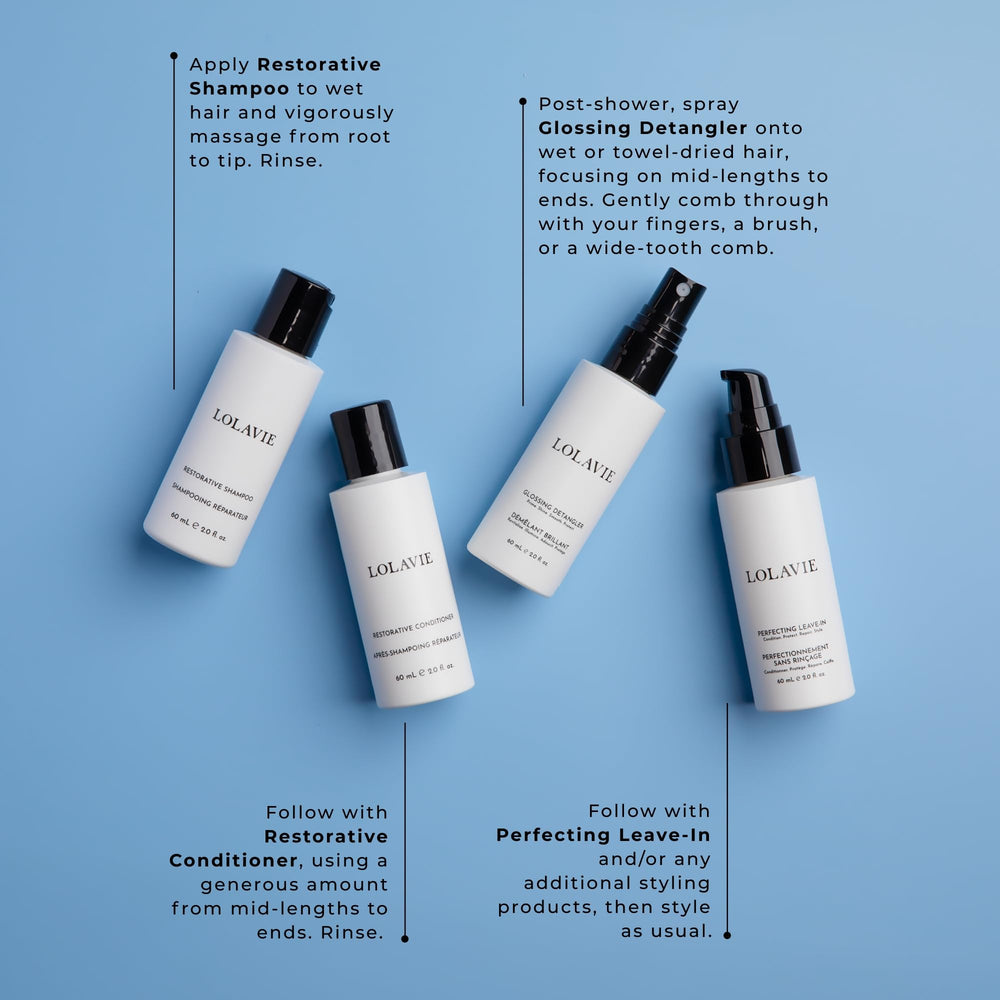 LolaVie hair after use shows shiny, healthy-looking strands.