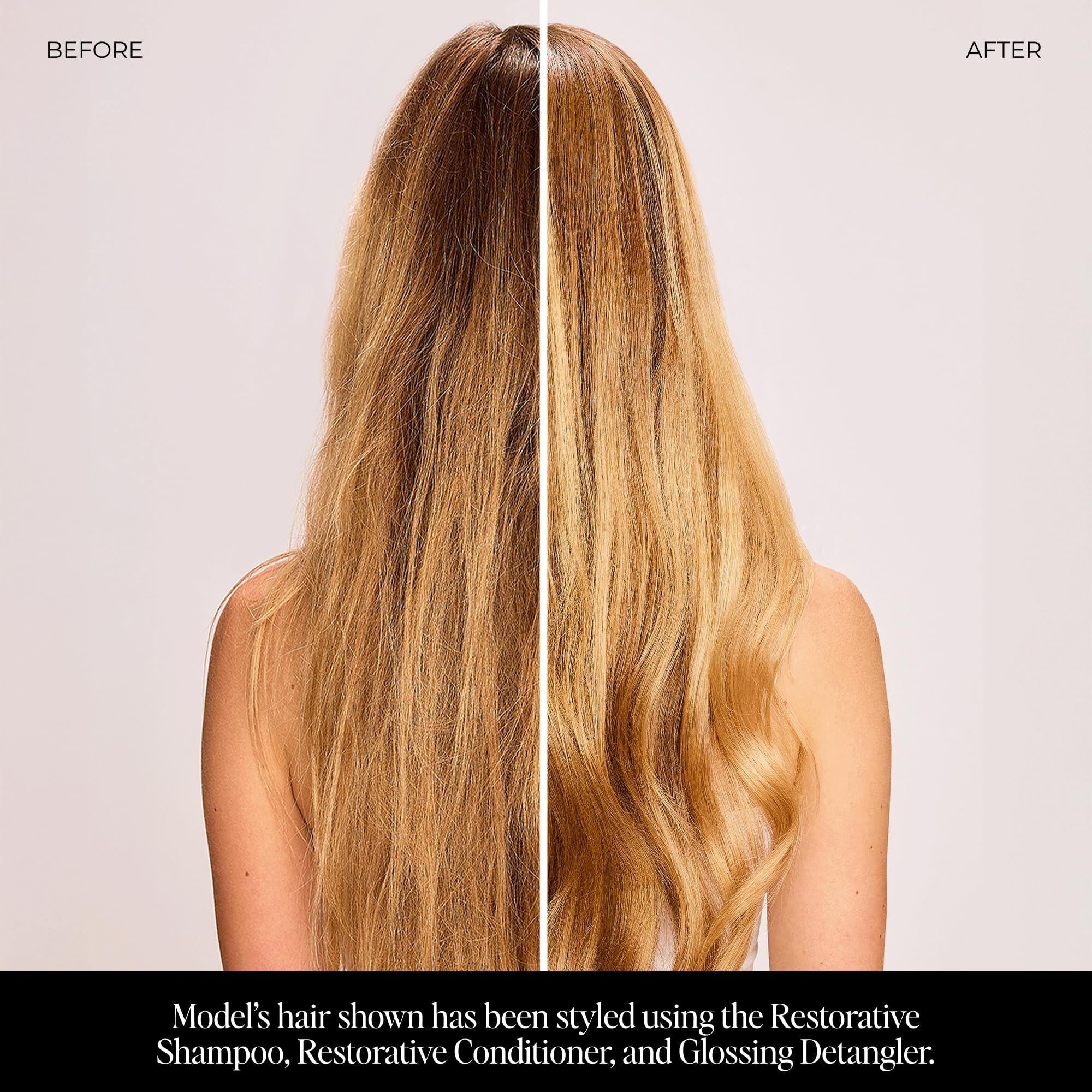 LolaVie Restorative Shampoo bottle ready for gentle cleansing