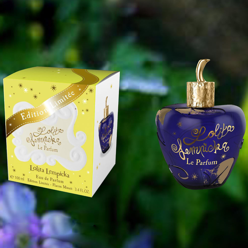 Lolita Lempicka Le Parfum Midnight bottle highlights anise and violet