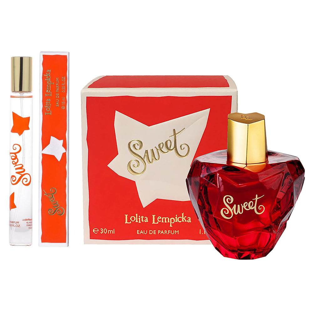 Lolita Lempicka Sweet bottle front view, jewel like design for everyday elegance