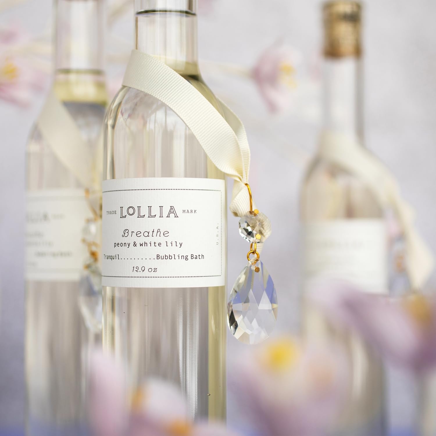 LOLLIA Breathe Bubble Bath made in the USA signifies quality.