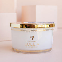 LOLLIA Dream Bath Salt with gold spoon included for precise measuring
