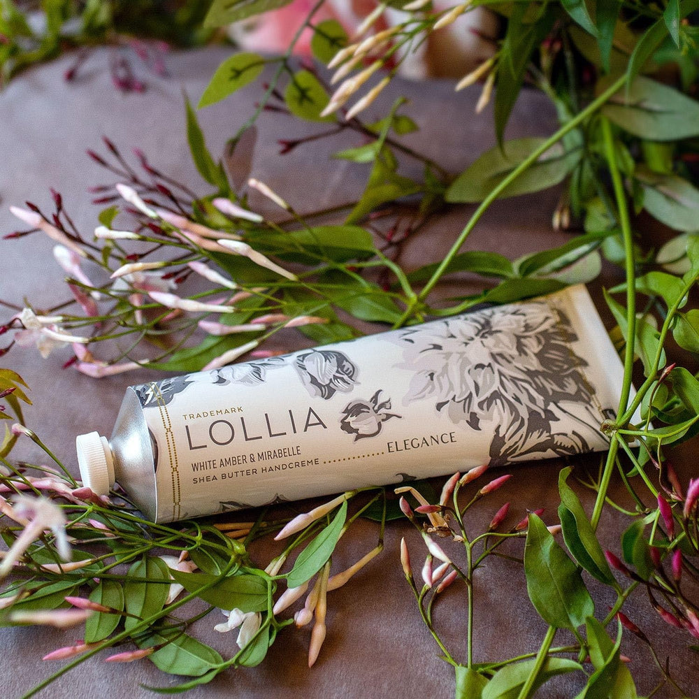 LOLLIA Elegance Handcreme packaging elevates any vanity display