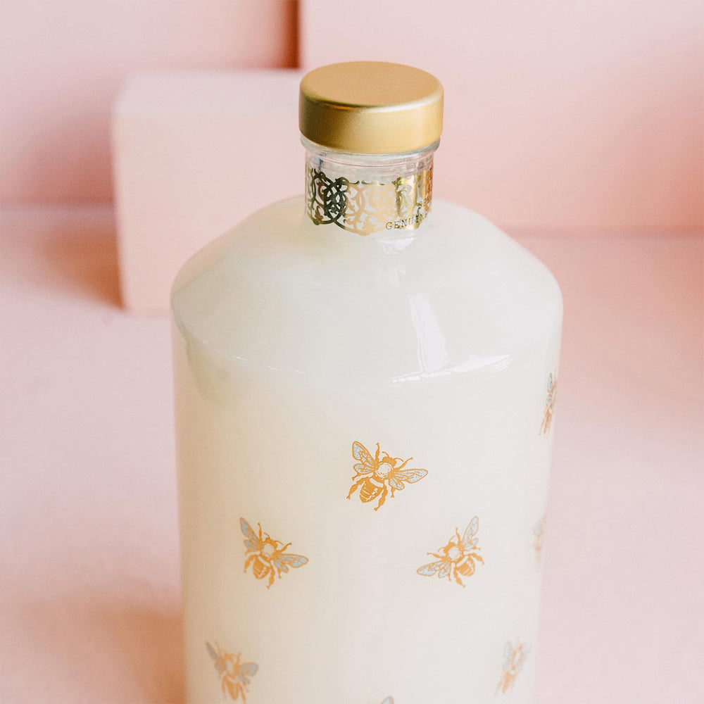 LOLLIA Wish Bubble Bath vanilla-bean pour activates soft bubbles for luxury soak.