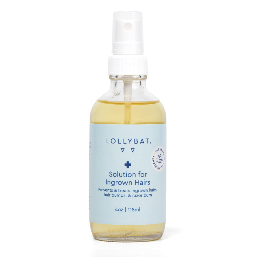 LOLLYBAT ingrown-hair-treatment-spray-bottle for post-shave care