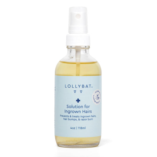LOLLYBAT ingrown-hair-treatment-spray-bottle for post-shave care
