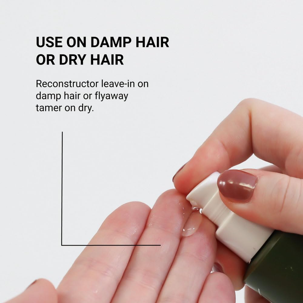 Loma Fortifying Reparative Tonic application shot demonstrates easy, even distribution.